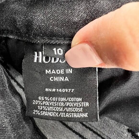 Girls Hudson SYQ Black Distressed Skinny Jeans Size 10 - Picture 4 of 6